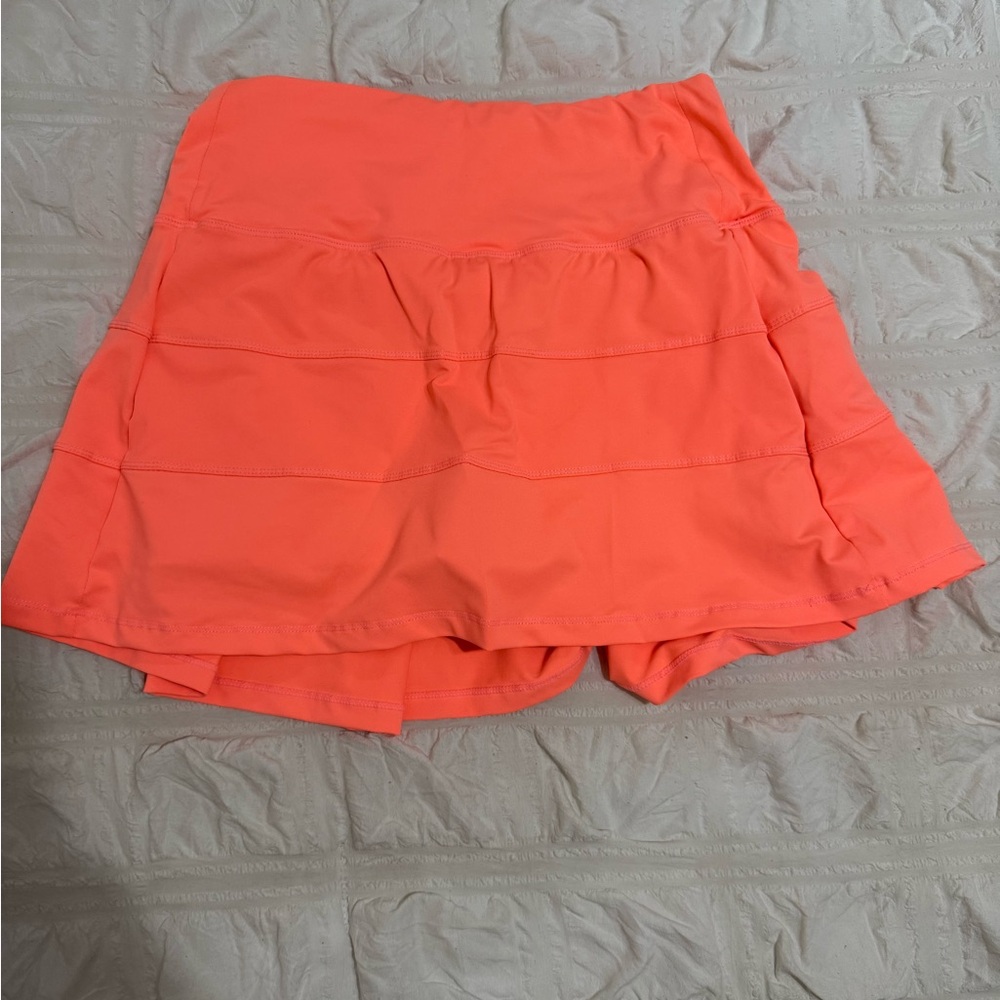Bright Orange Athletic Skort